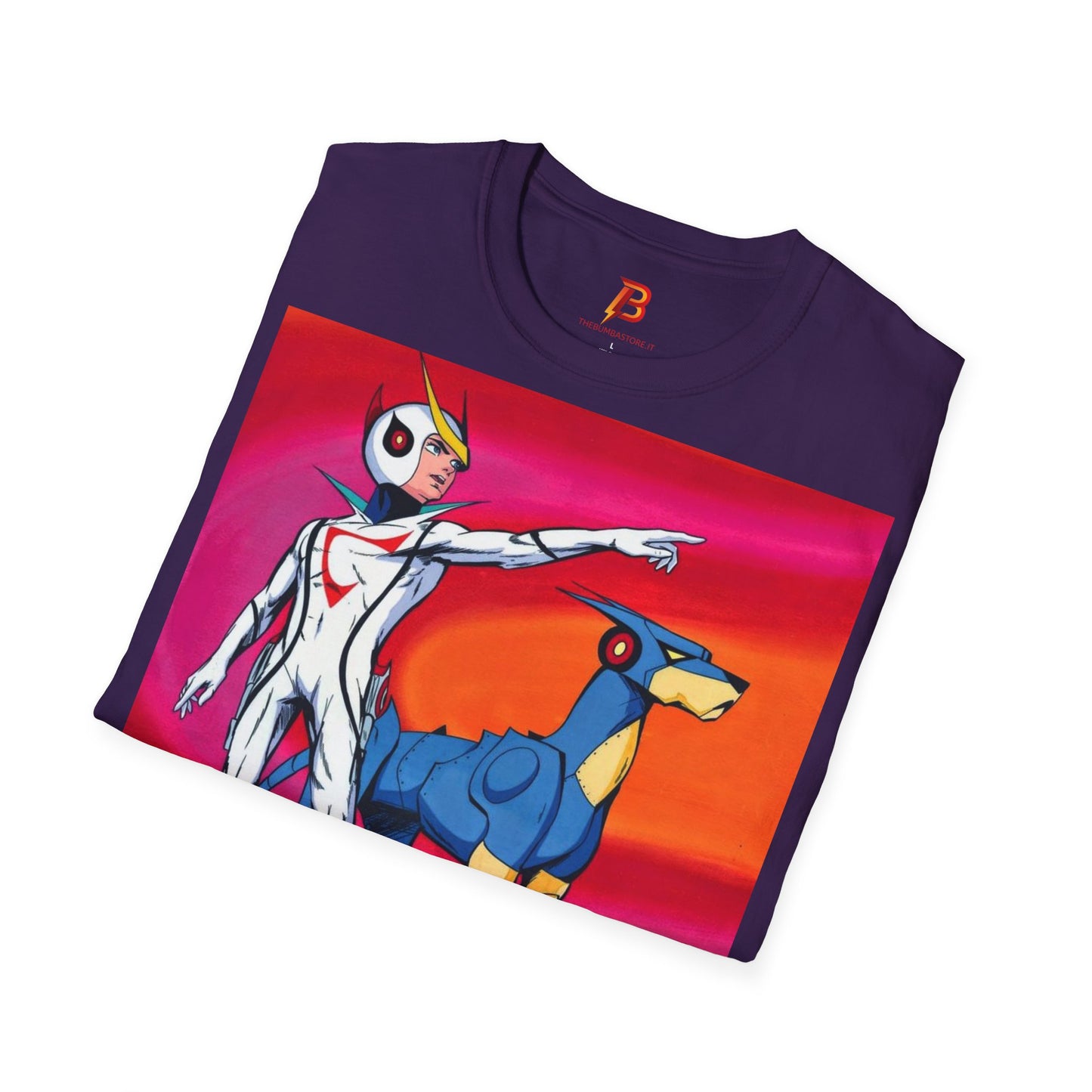 T-Shirt Anime Retrò Unisex | Design Vintage Tatsunoko – Comfort Softstyle in Cotone
