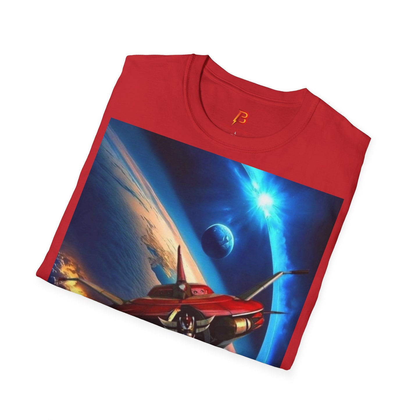 T-Shirt Goldrake UFO Robot – Unisex Softstyle in Cotone | Grafica Spaziale Retrò Anime