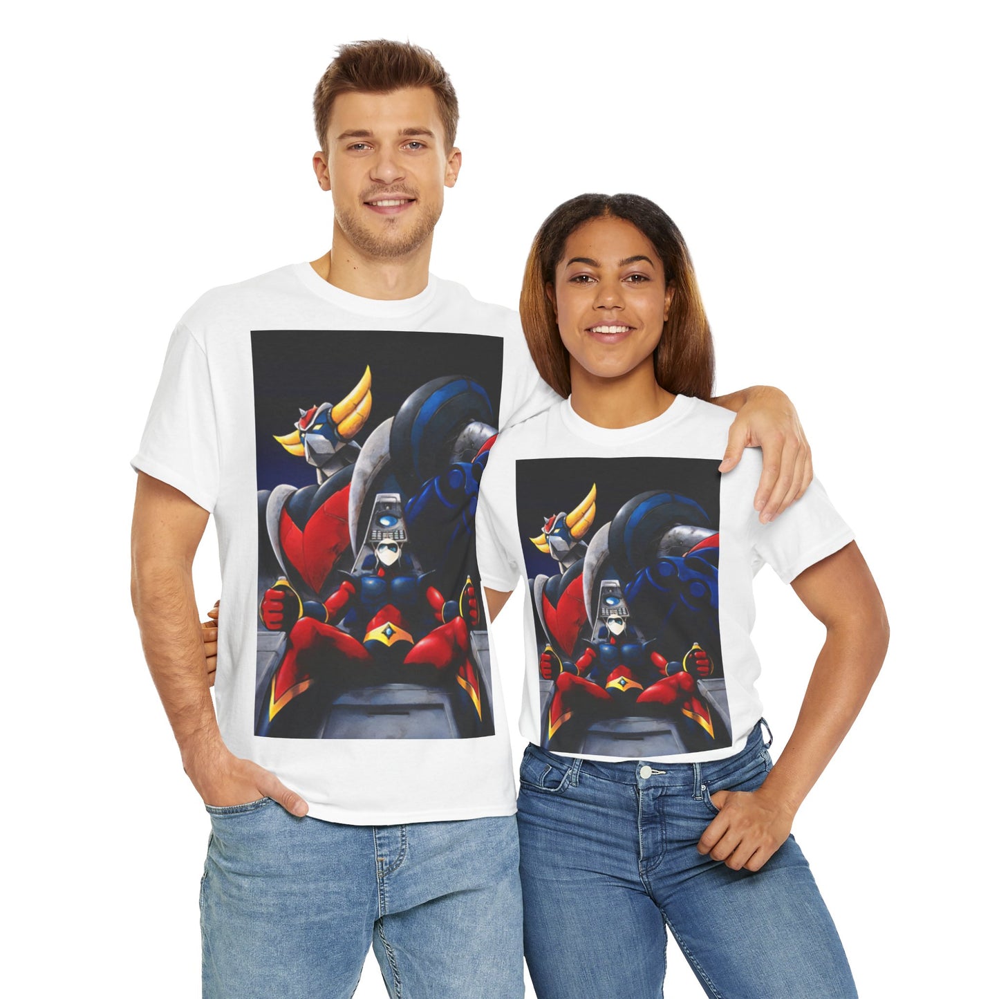T-Shirt Goldrake UFO Robot e Actarus – Maglia in Cotone 100% Etico, Comfort e Stile Anni ’80
