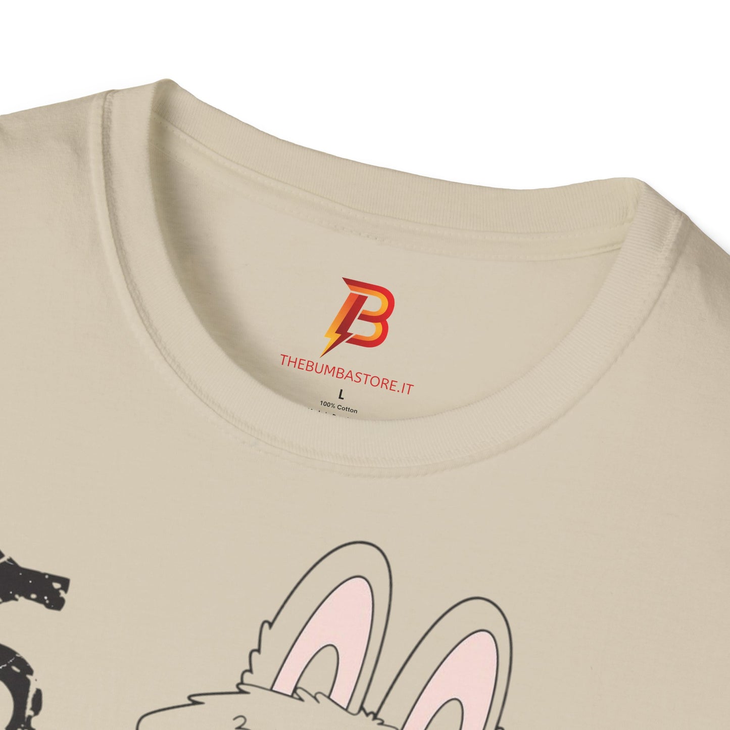 T-Shirt Unisex Labubu Softstyle – Design Streetwear Kawaii “Bad Boy”.