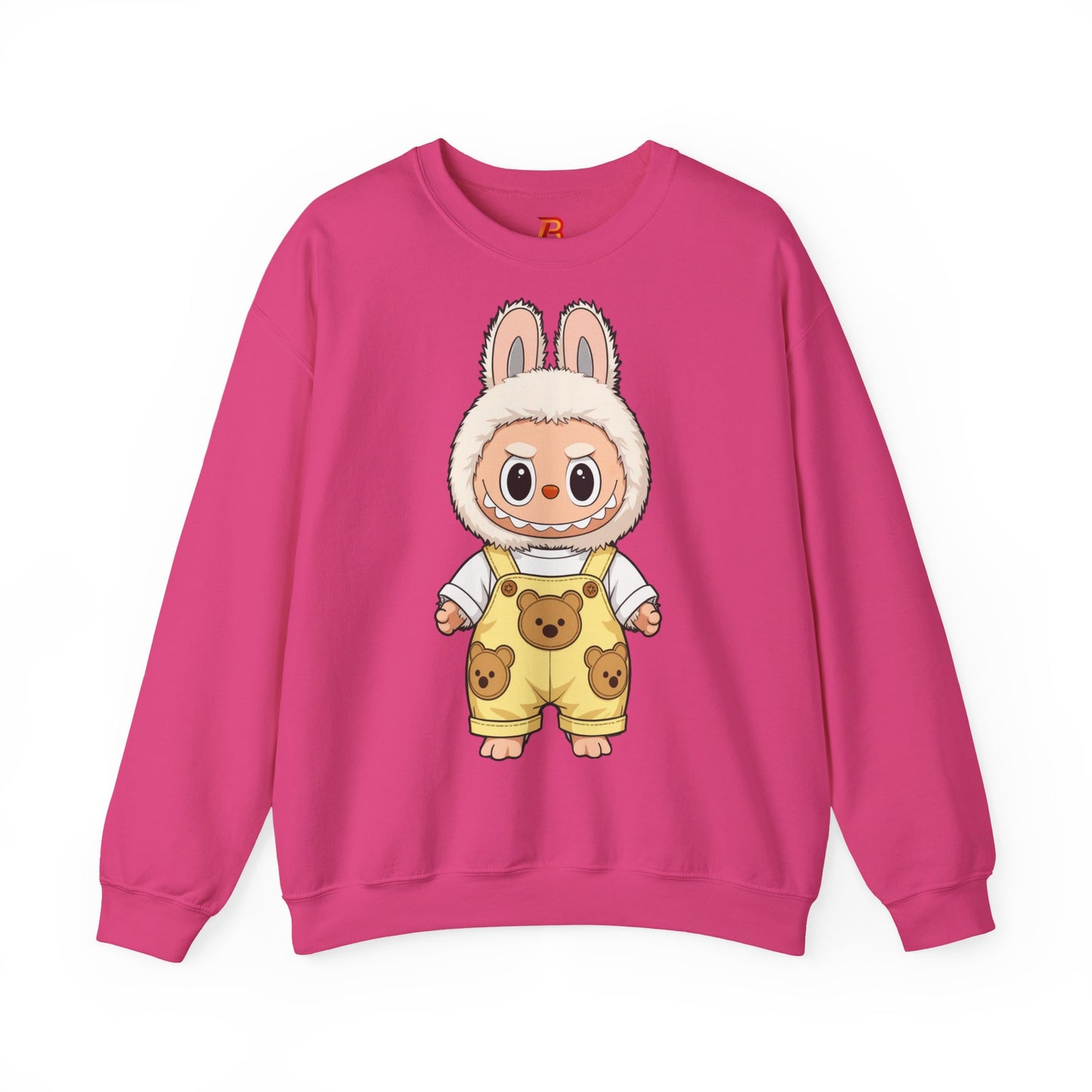 Felpa Unisex Labubu Teddy Overalls – Sweatshirt - Streetwear Heavy Blend™.