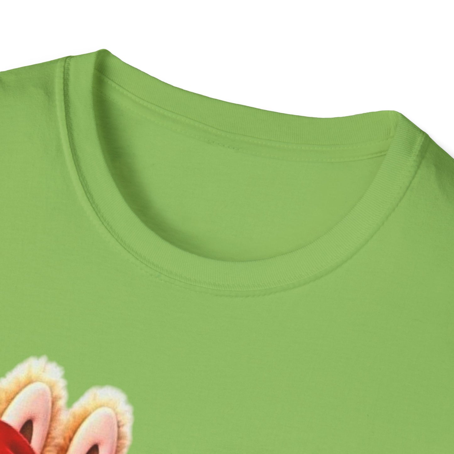T-Shirt Unisex Labubu Softstyle  – Design Kawaii Coppia in Stile Minnie & Mickey.