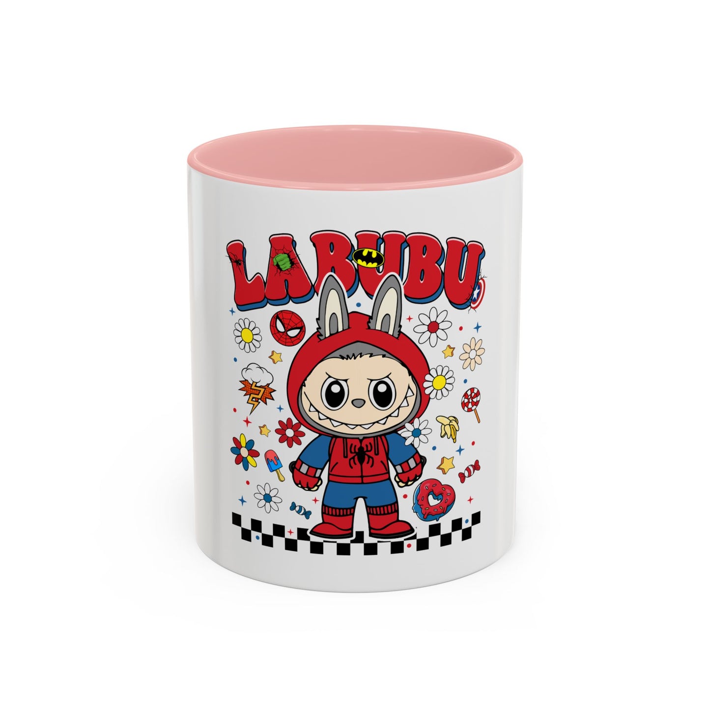 Tazza Labubu Pop Art | Tazza Colorata in Ceramica 315 ml – Collezione Personalizzabile.