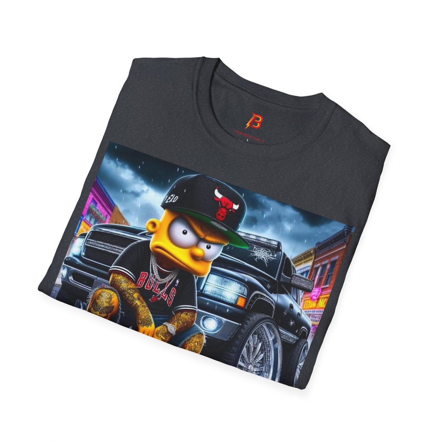 T-Shirt Unisex Bart Simpson Streetwear – Maglietta Urban Hip Hop | Cultura Pop & Moda Anni ’90