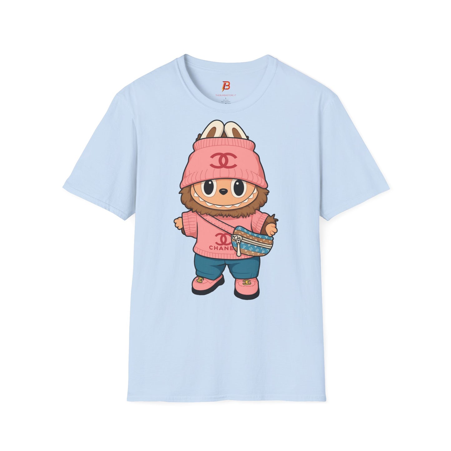 T-Shirt Unisex Labubu Softstyle – Outfit Streetwear  Kawaii.