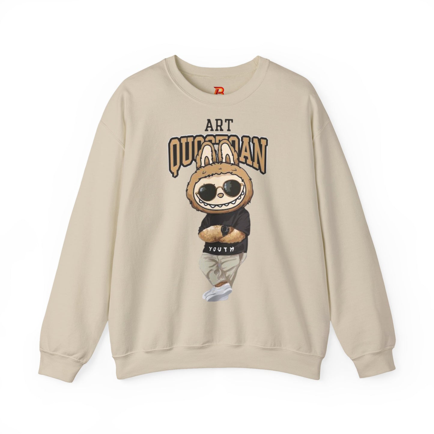 Felpa Unisex Labubu Art Quotidian – Streetwear Casual Heavy Blend.