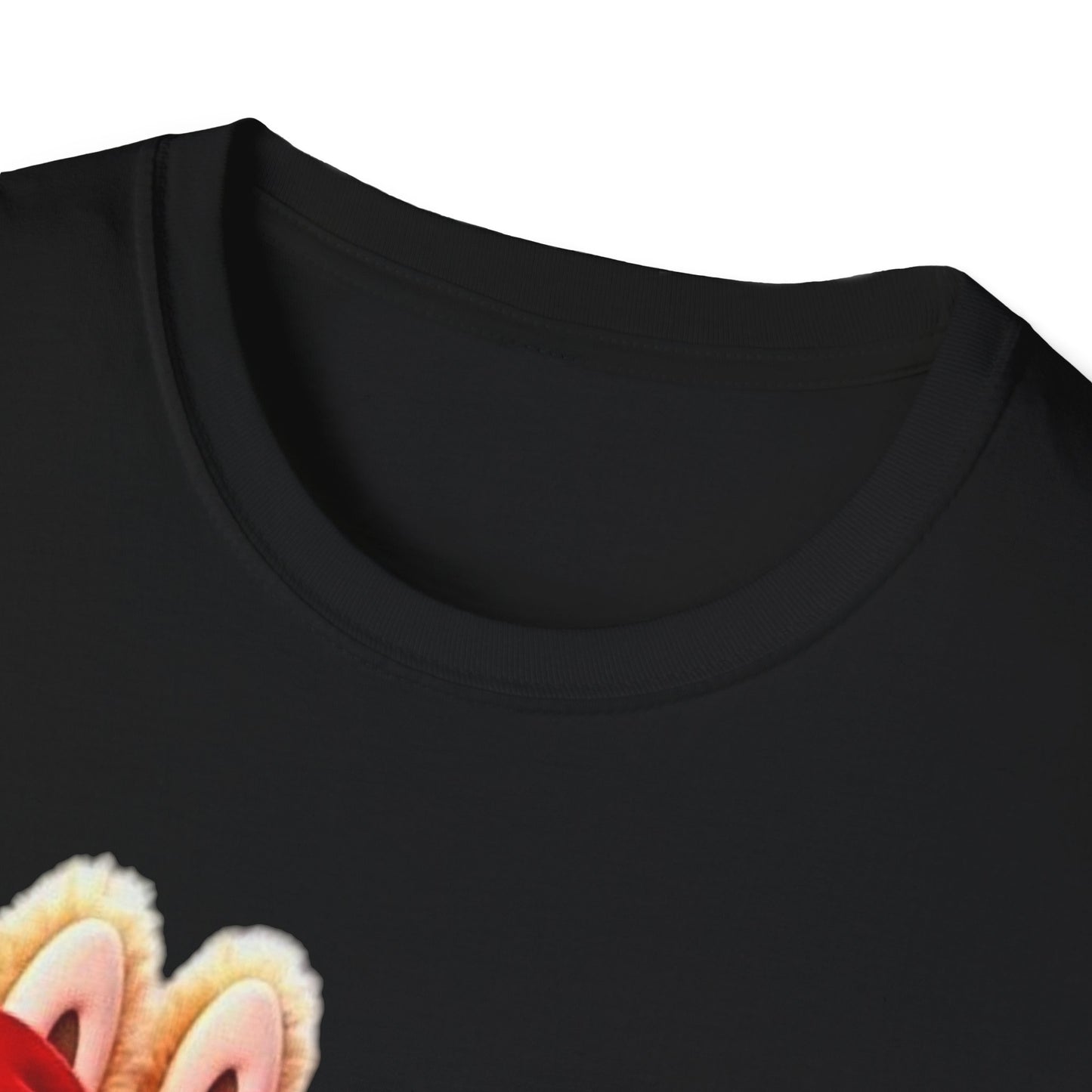 T-Shirt Unisex Labubu Softstyle  – Design Kawaii Coppia in Stile Minnie & Mickey.