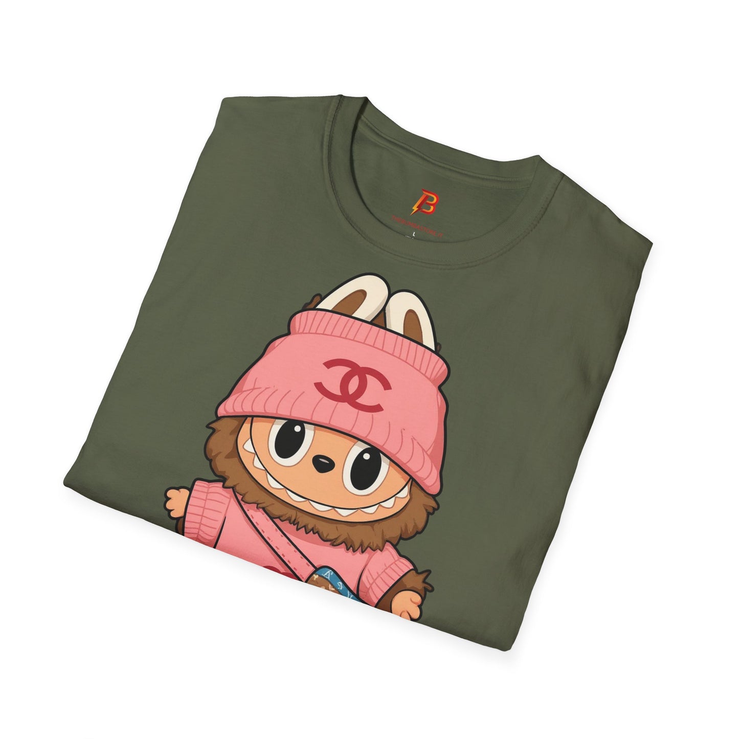 T-Shirt Unisex Labubu Softstyle – Outfit Streetwear  Kawaii.