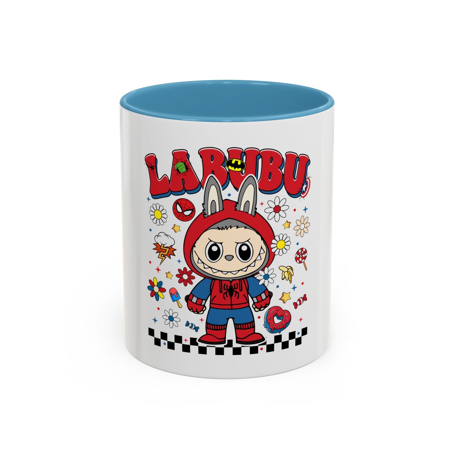 Tazza Labubu Pop Art | Tazza Colorata in Ceramica 315 ml – Collezione Personalizzabile.