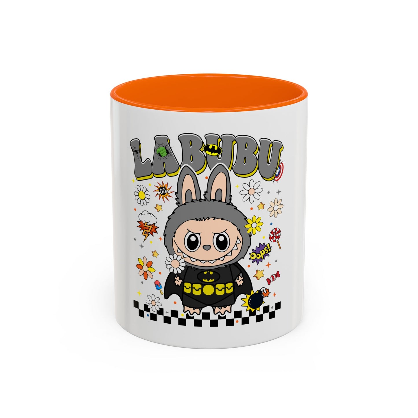 Tazza Labubu Pop Art | Tazza Colorata in Ceramica 315 ml – Collezione Personalizzabile.
