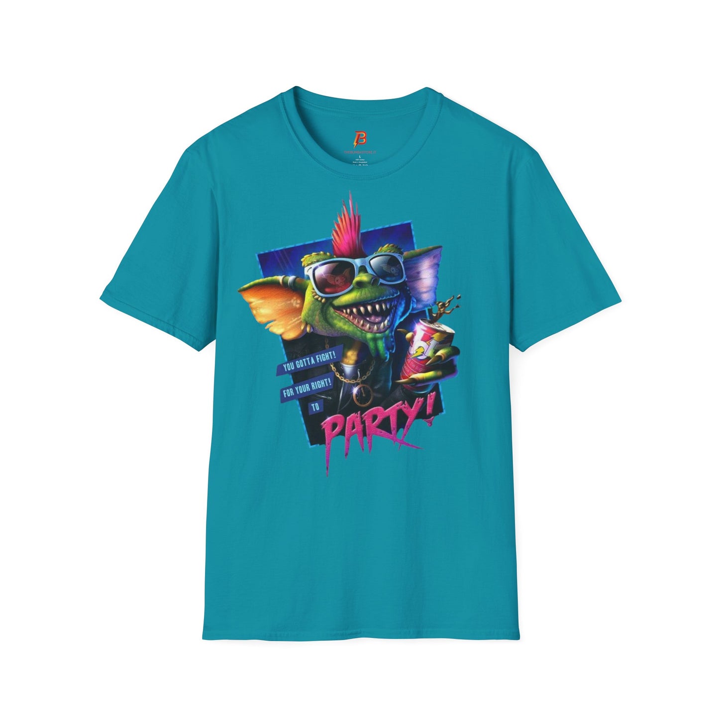T-Shirt Unisex Gremlins Party – Maglietta Punk Colorata | Streetwear Festa & Cultura Pop.