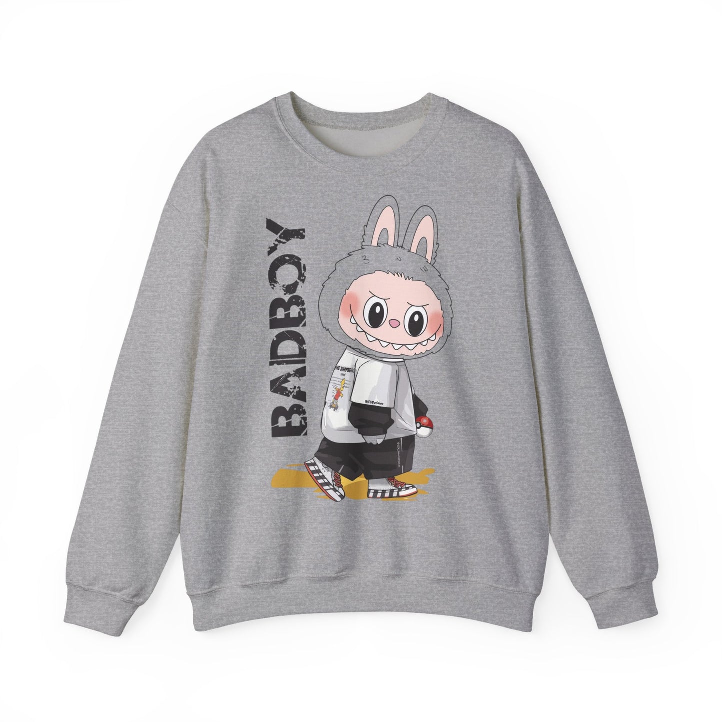 Felpa Unisex Labubu BADBOY – Streetwear Casual Heavy Blend.