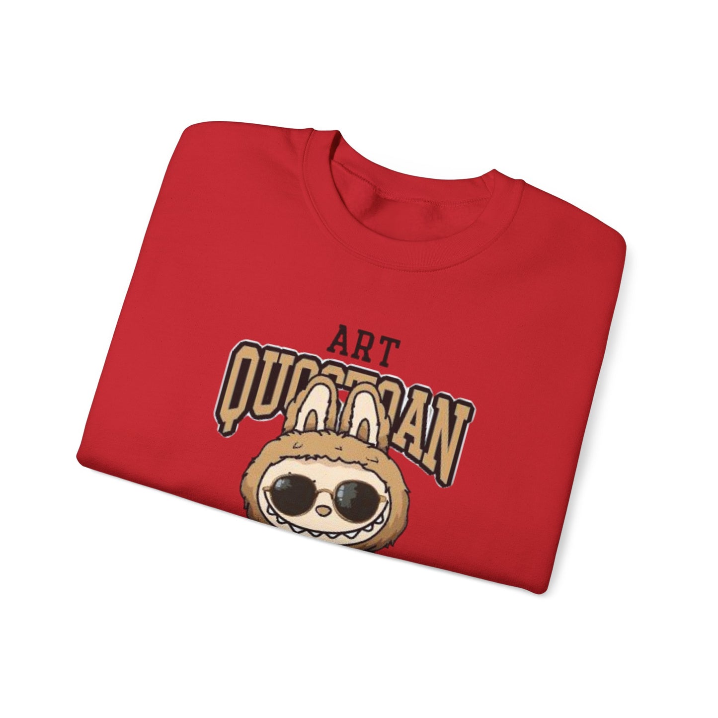 Felpa Unisex Labubu Art Quotidian – Streetwear Casual Heavy Blend.