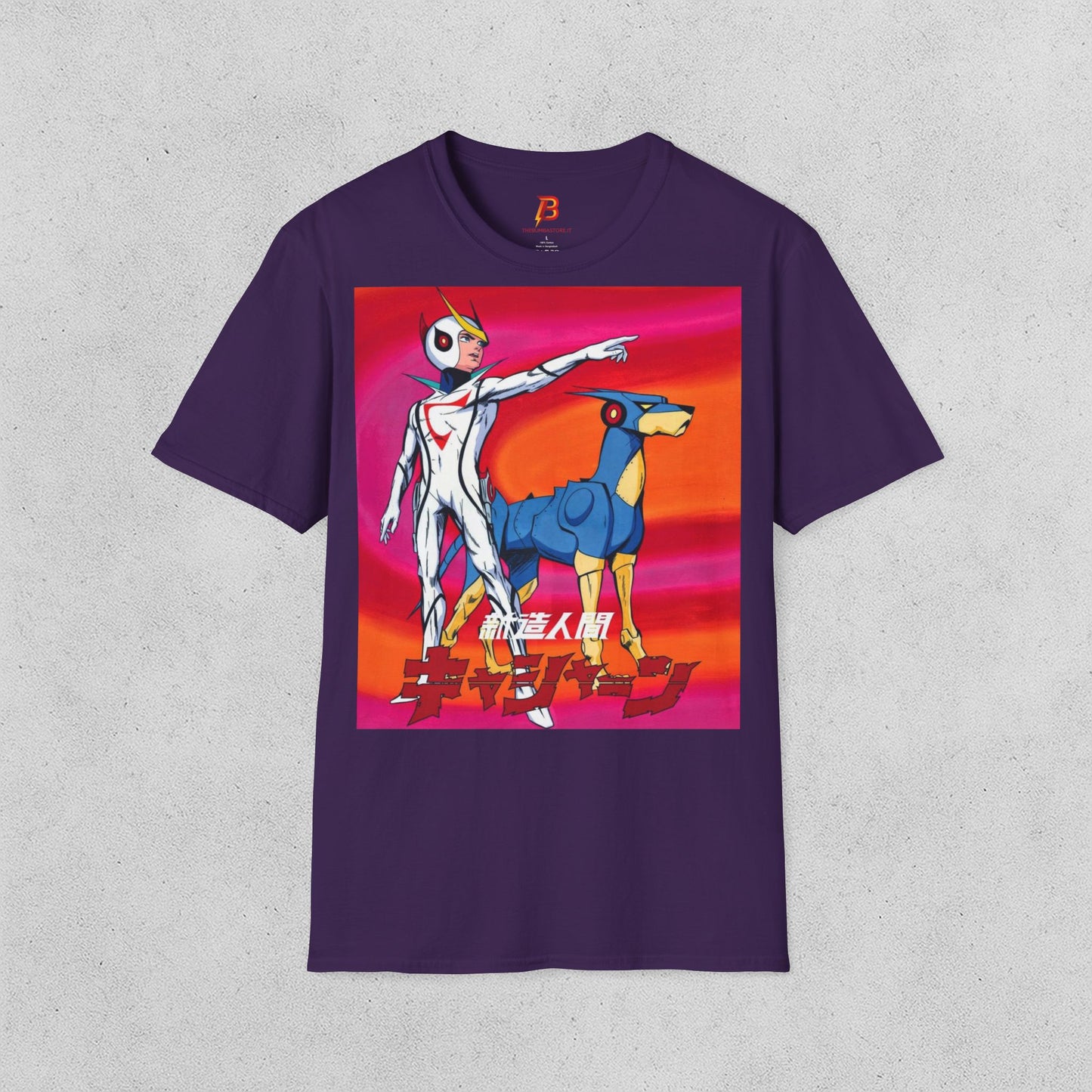 T-Shirt Anime Retrò Unisex | Design Vintage Tatsunoko – Comfort Softstyle in Cotone