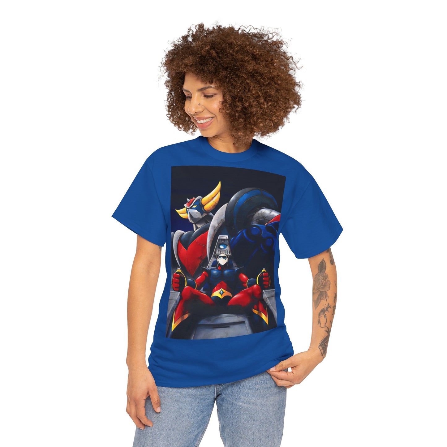 T-Shirt Goldrake UFO Robot e Actarus – Maglia in Cotone 100% Etico, Comfort e Stile Anni ’80