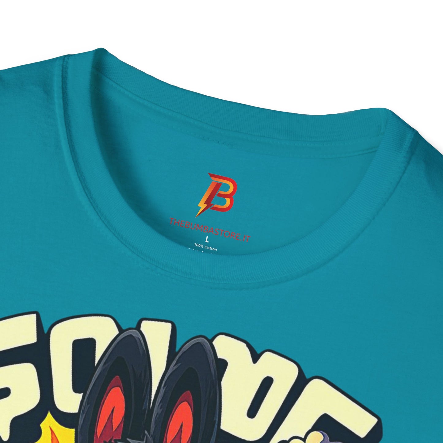 T-Shirt Unisex Labubu Softstyle  – Design Kawaii Streetwear con Skateboard.