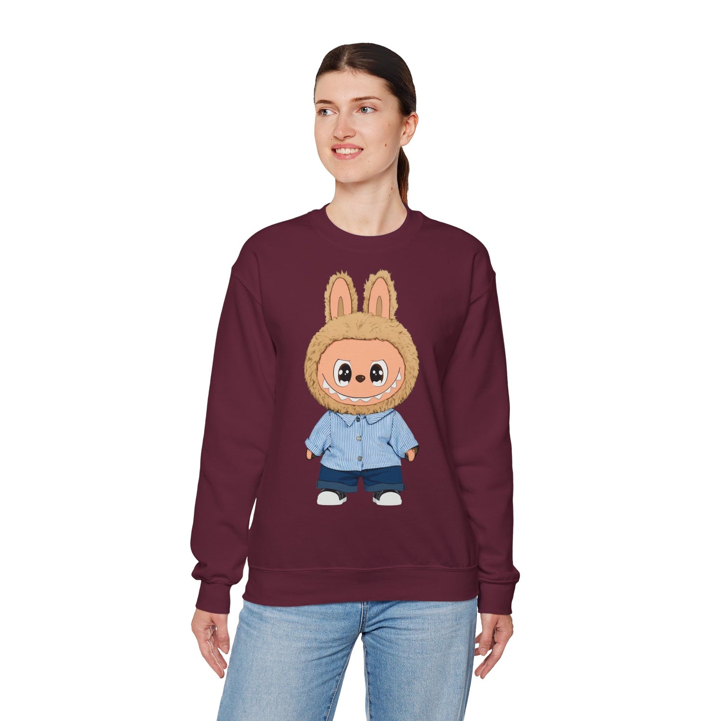 Felpa Unisex Labubu Streetwear – Sweatshirt Casual in Cotone, Comfort e Stile Unico.