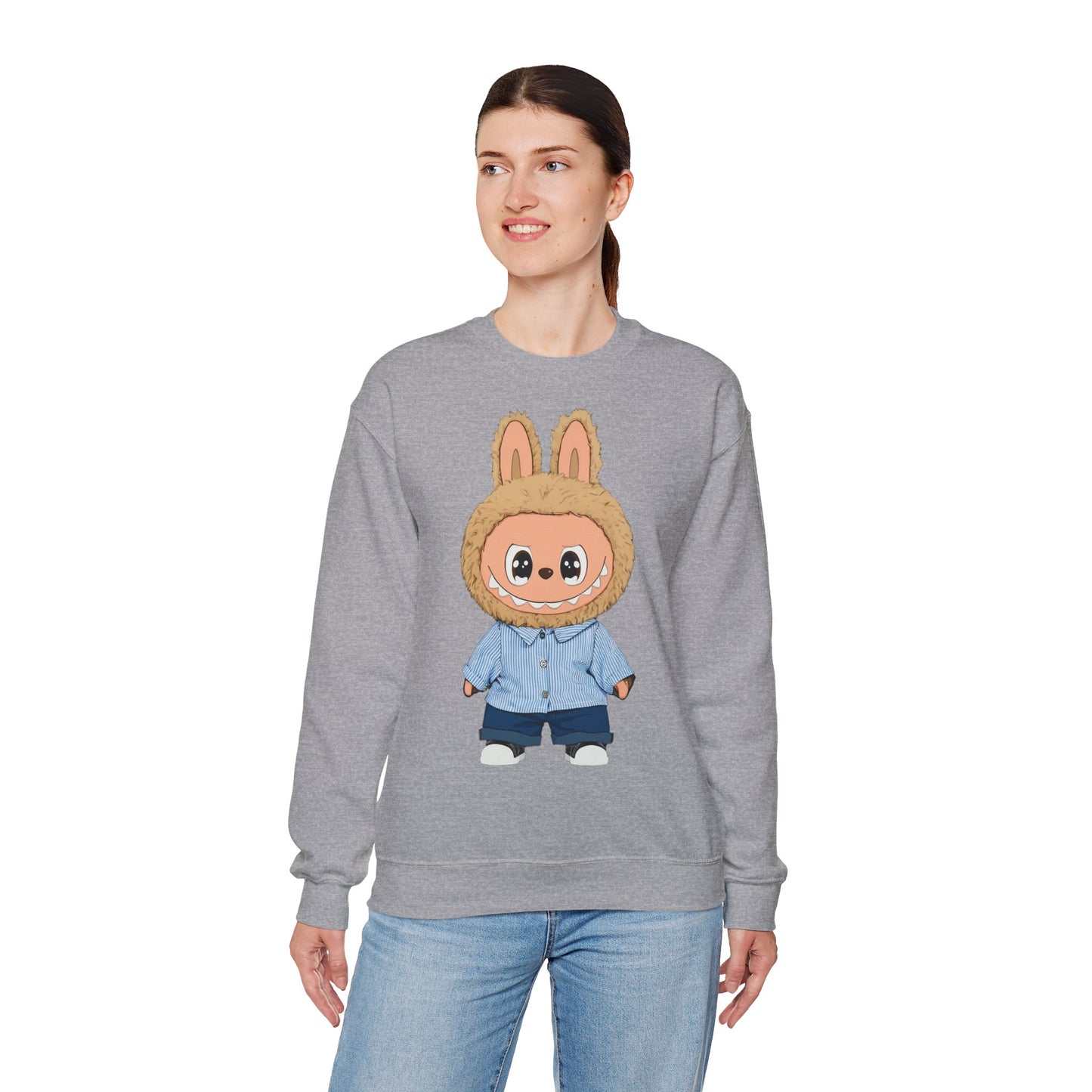 Felpa Unisex Labubu Streetwear – Sweatshirt Casual in Cotone, Comfort e Stile Unico.