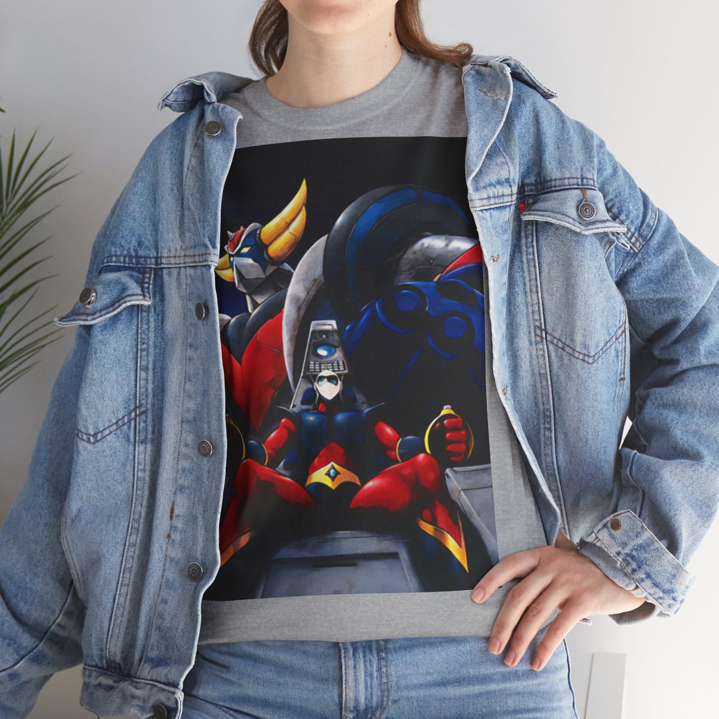 T-Shirt Goldrake UFO Robot e Actarus – Maglia in Cotone 100% Etico, Comfort e Stile Anni ’80