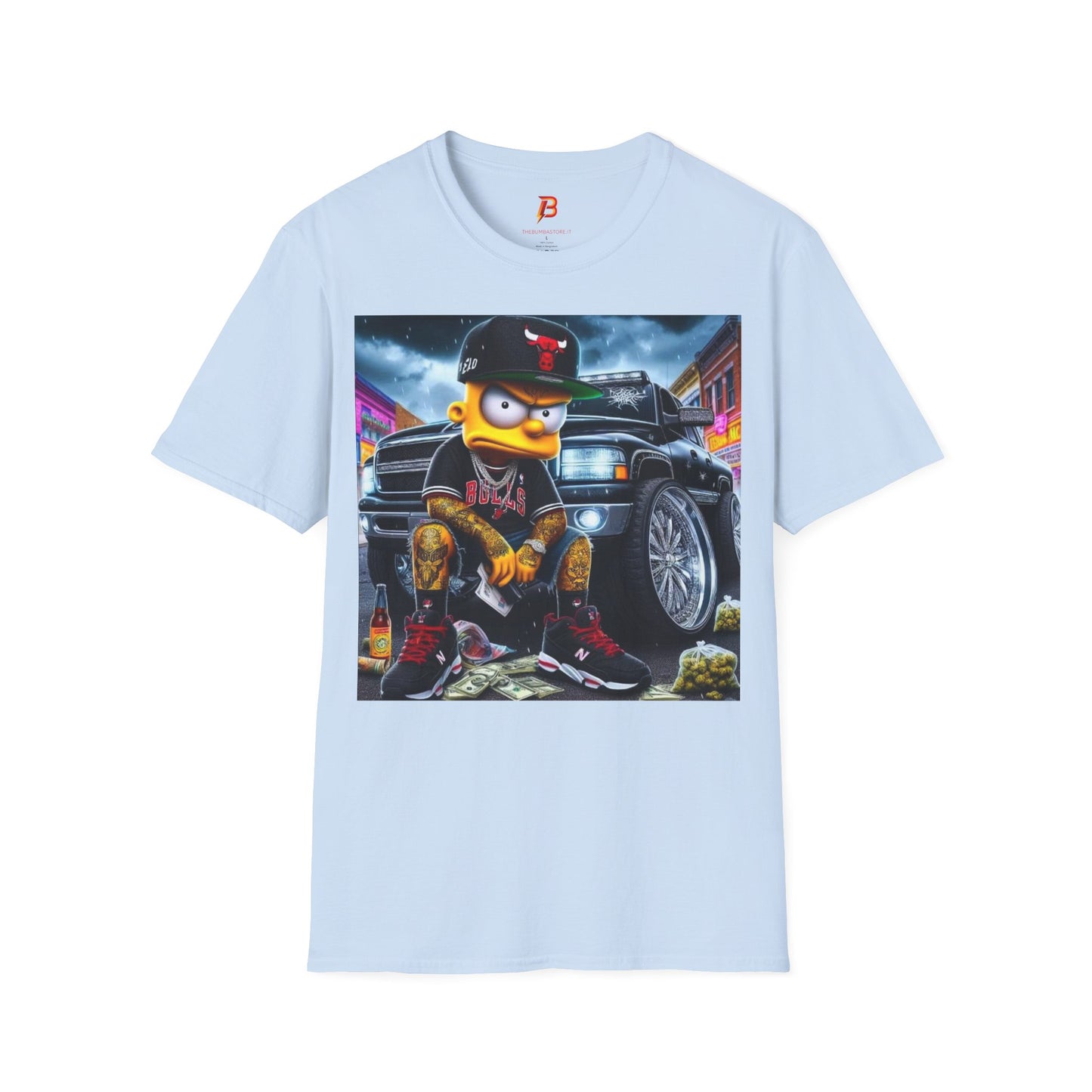 T-Shirt Unisex Bart Simpson Streetwear – Maglietta Urban Hip Hop | Cultura Pop & Moda Anni ’90