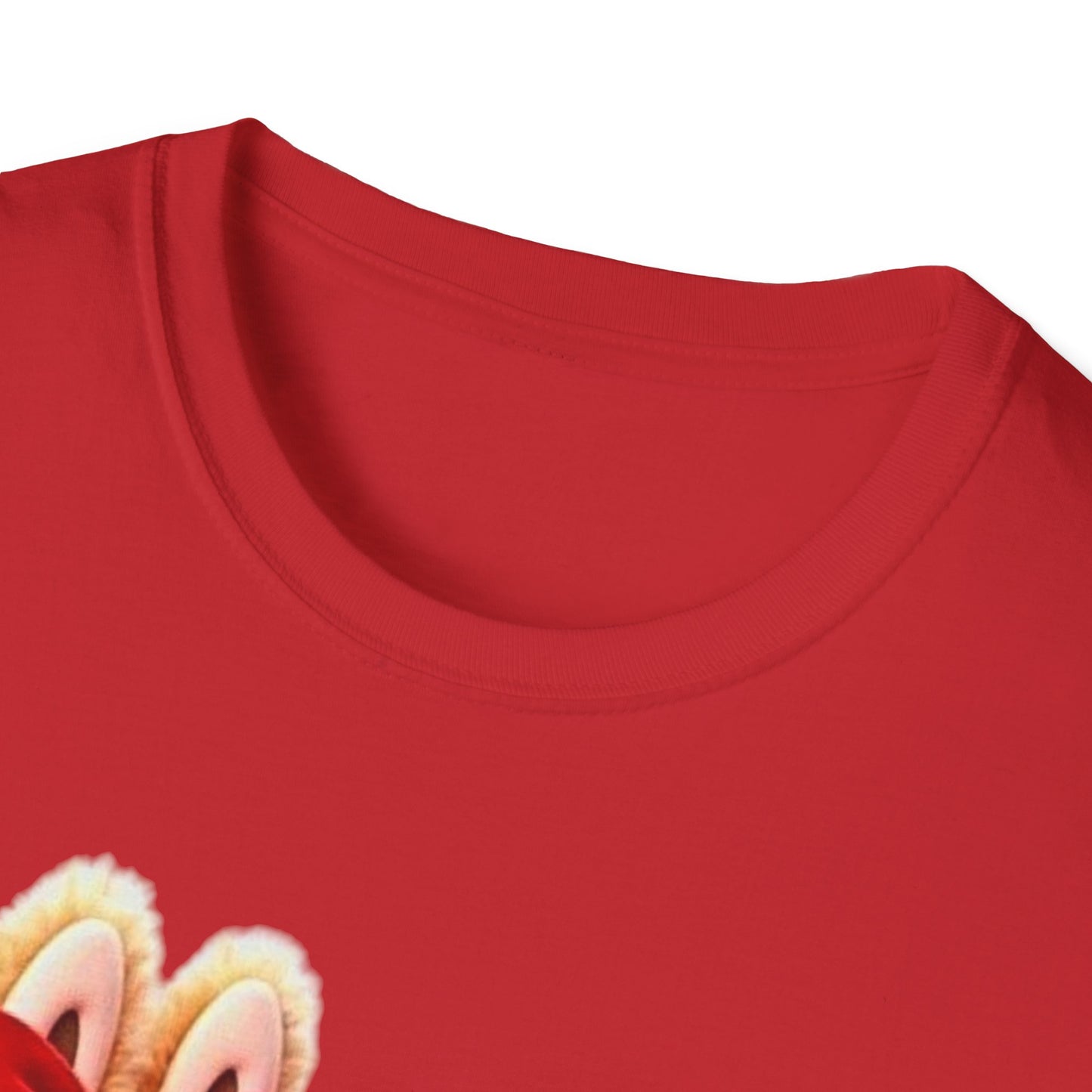 T-Shirt Unisex Labubu Softstyle  – Design Kawaii Coppia in Stile Minnie & Mickey.