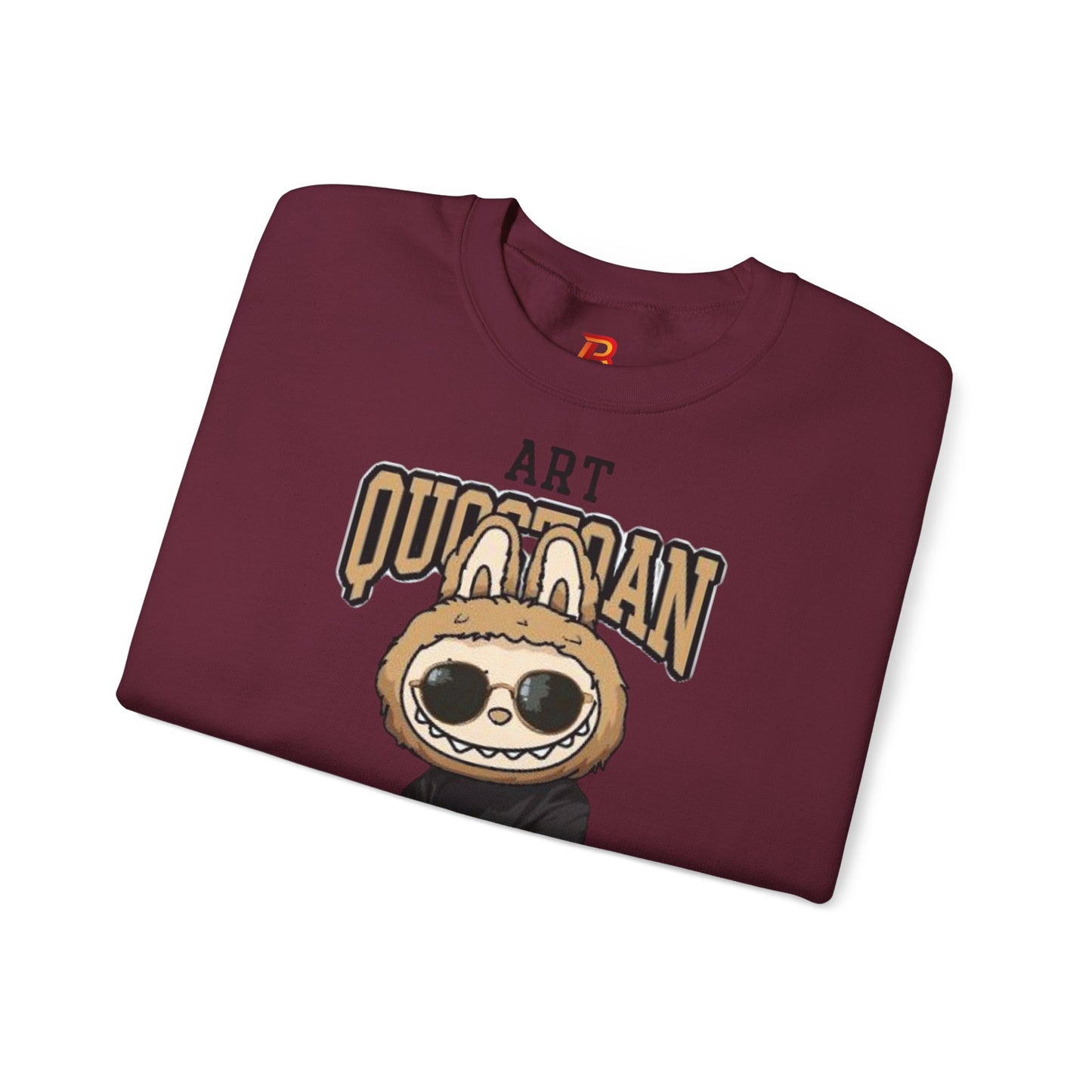 Felpa Unisex Labubu Art Quotidian – Streetwear Casual Heavy Blend.