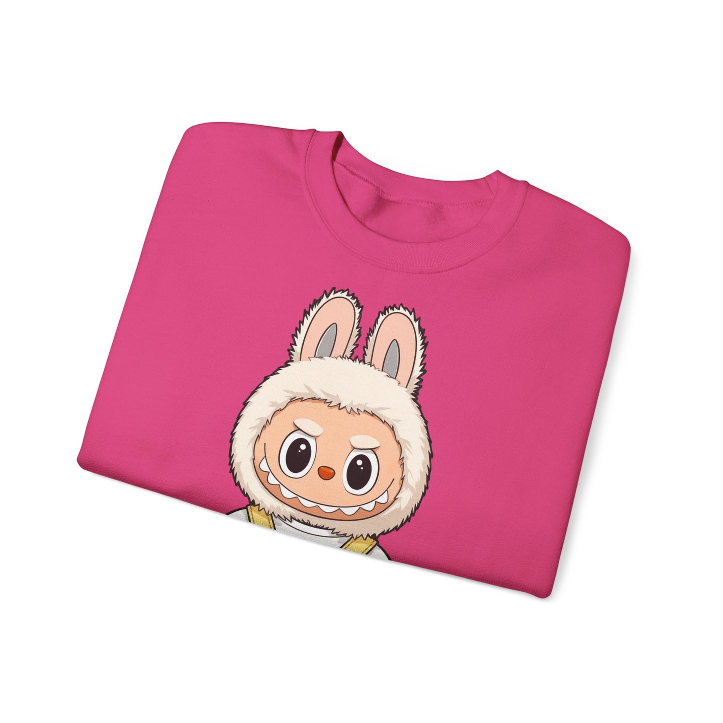 Felpa Unisex Labubu Teddy Overalls – Sweatshirt - Streetwear Heavy Blend™.