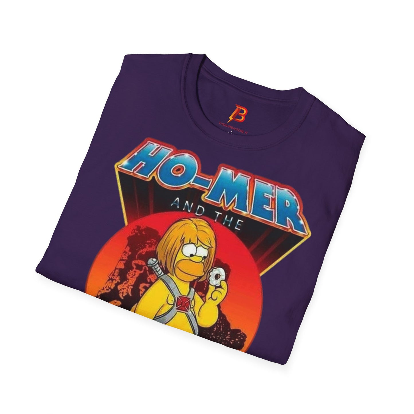 T-Shirt Unisex Homer Simpson He-Man – Maglietta Parodia Donut | Cultura Pop & Retro