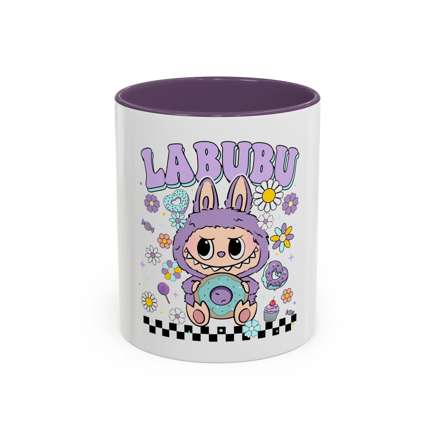 Tazza Labubu Pop Art | Tazza Colorata in Ceramica 315 ml – Collezione Personalizzabile.