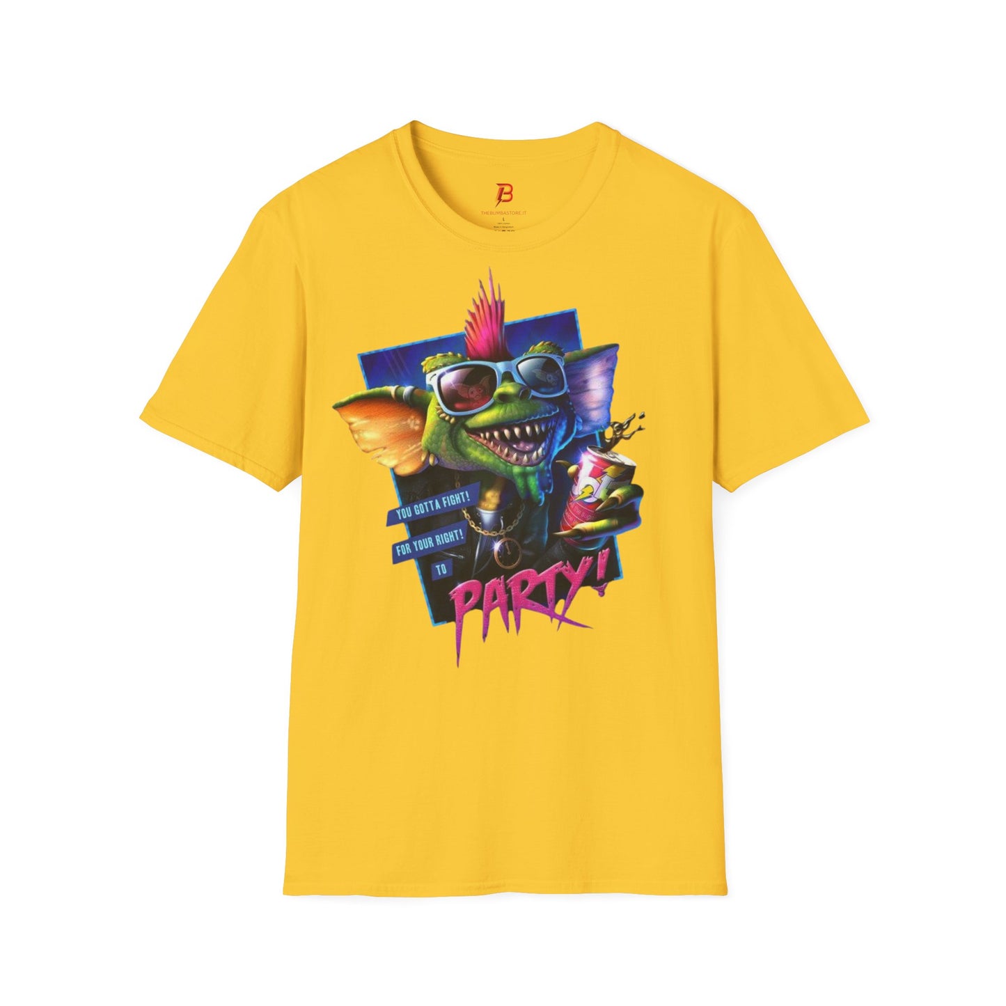 T-Shirt Unisex Gremlins Party – Maglietta Punk Colorata | Streetwear Festa & Cultura Pop.