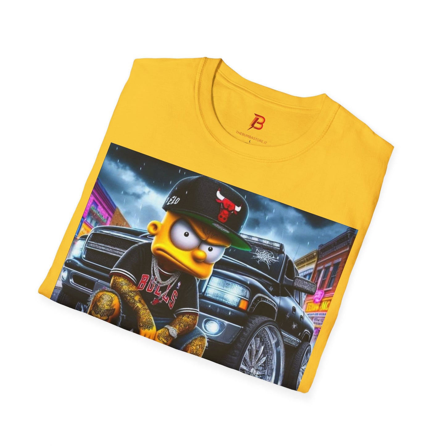 T-Shirt Unisex Bart Simpson Streetwear – Maglietta Urban Hip Hop | Cultura Pop & Moda Anni ’90