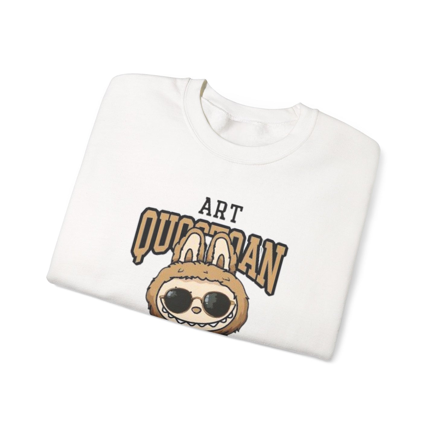 Felpa Unisex Labubu Art Quotidian – Streetwear Casual Heavy Blend.
