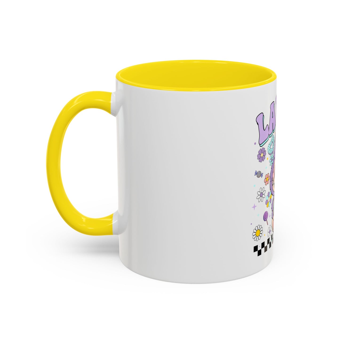Tazza Labubu Pop Art | Tazza Colorata in Ceramica 315 ml – Collezione Personalizzabile.