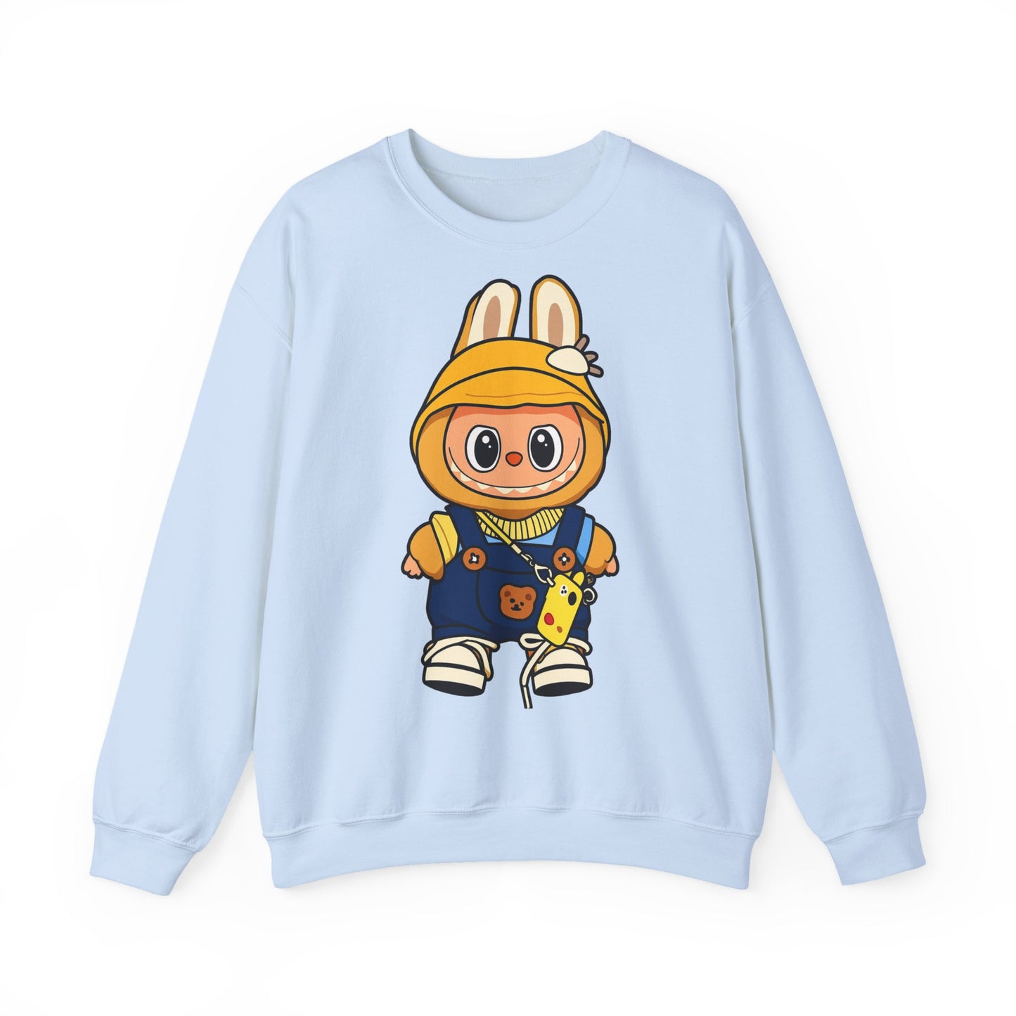 Felpa Unisex Labubu Hoodie Style – Sweatshirt - Streetwear Heavy Blend.