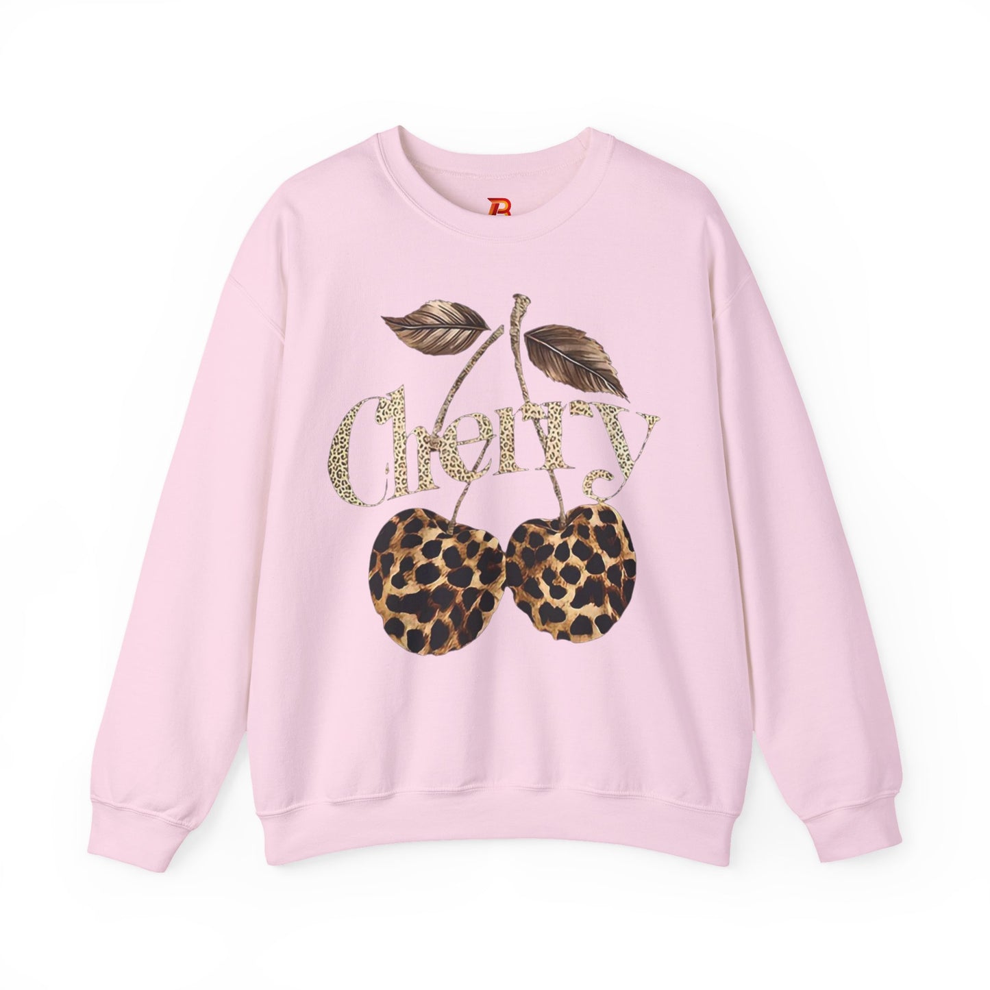 Felpa Unisex "Cherry Leopard" – Stampa Ciliegie Animalier, Stile Streetwear alla Moda.