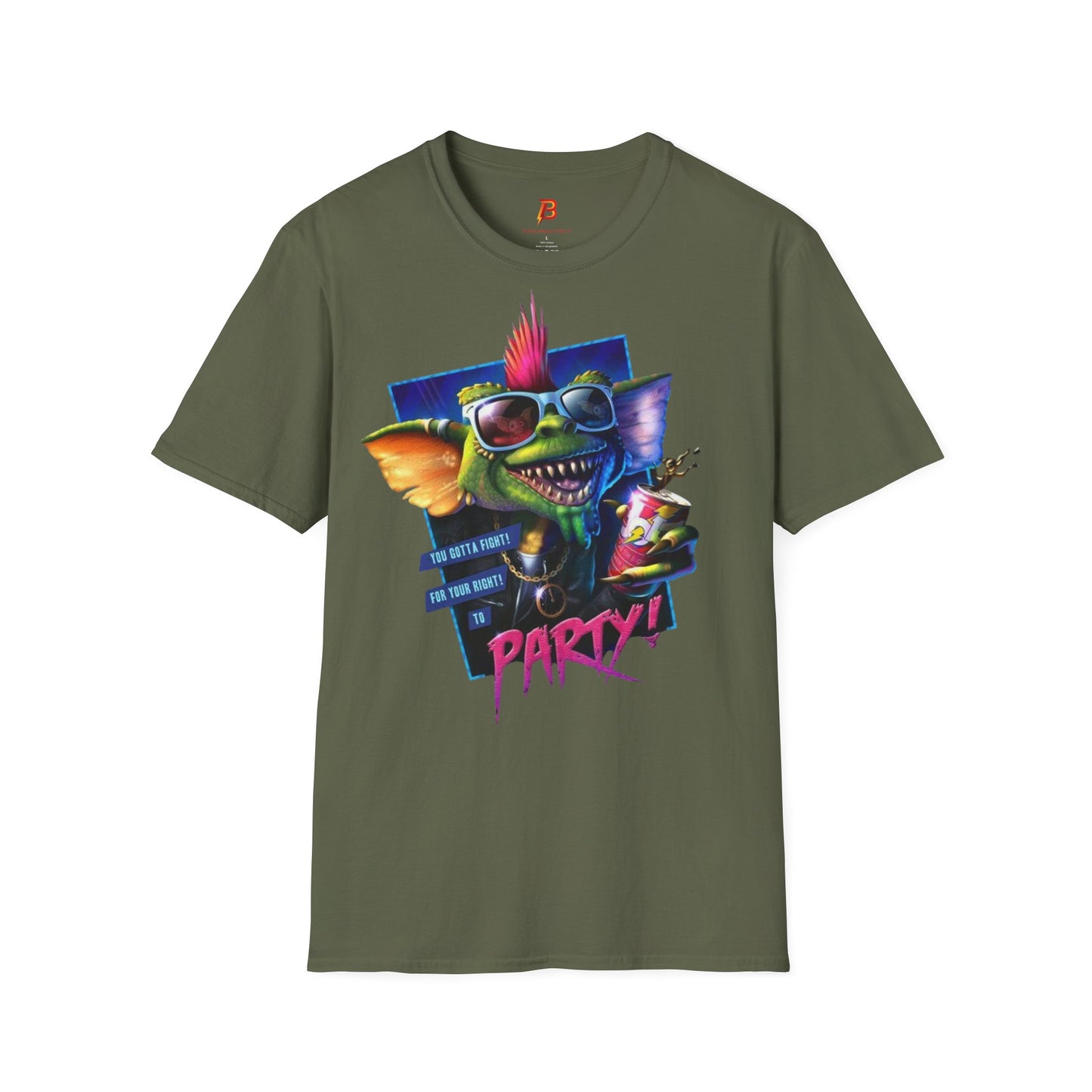 T-Shirt Unisex Gremlins Party – Maglietta Punk Colorata | Streetwear Festa & Cultura Pop.