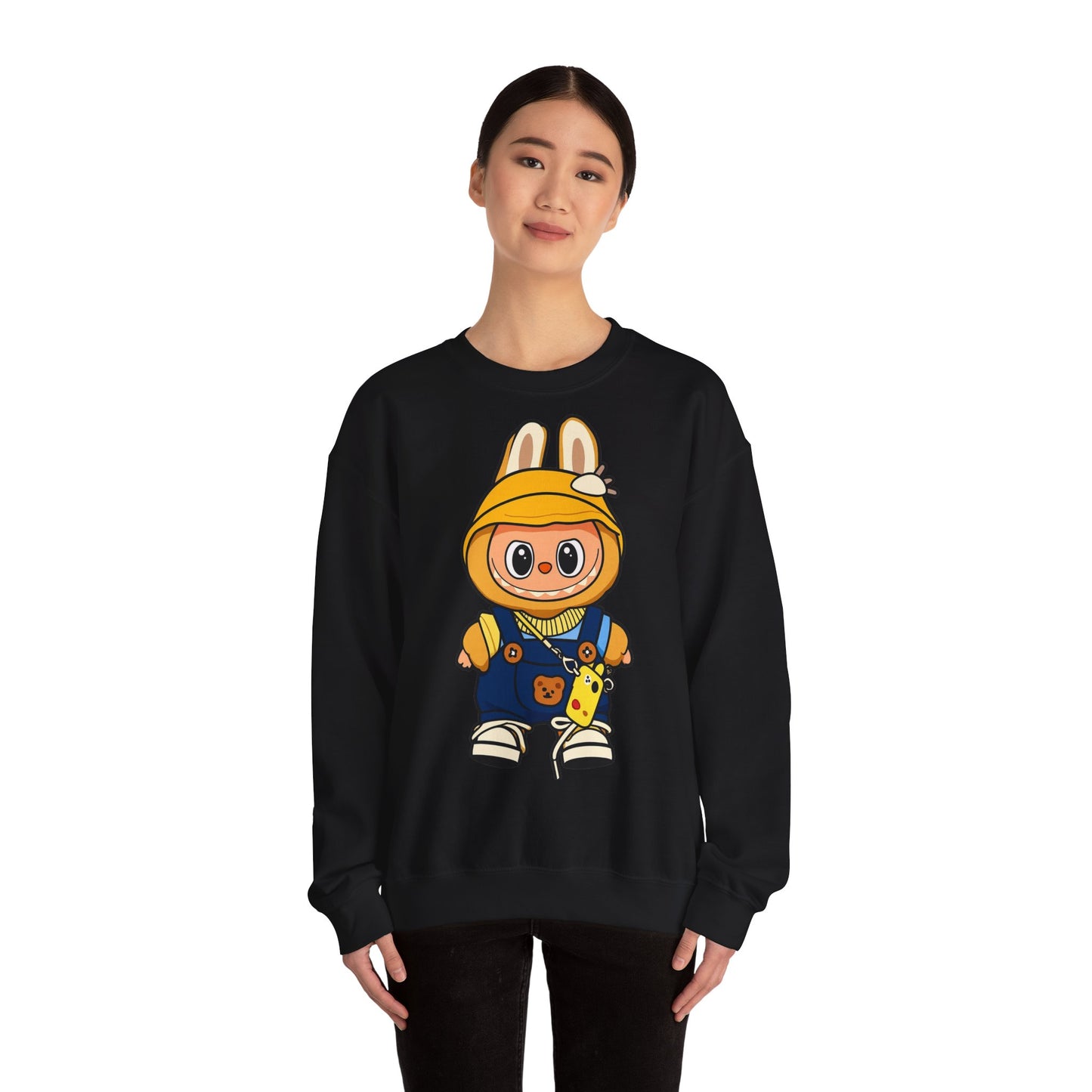 Felpa Unisex Labubu Hoodie Style – Sweatshirt - Streetwear Heavy Blend.