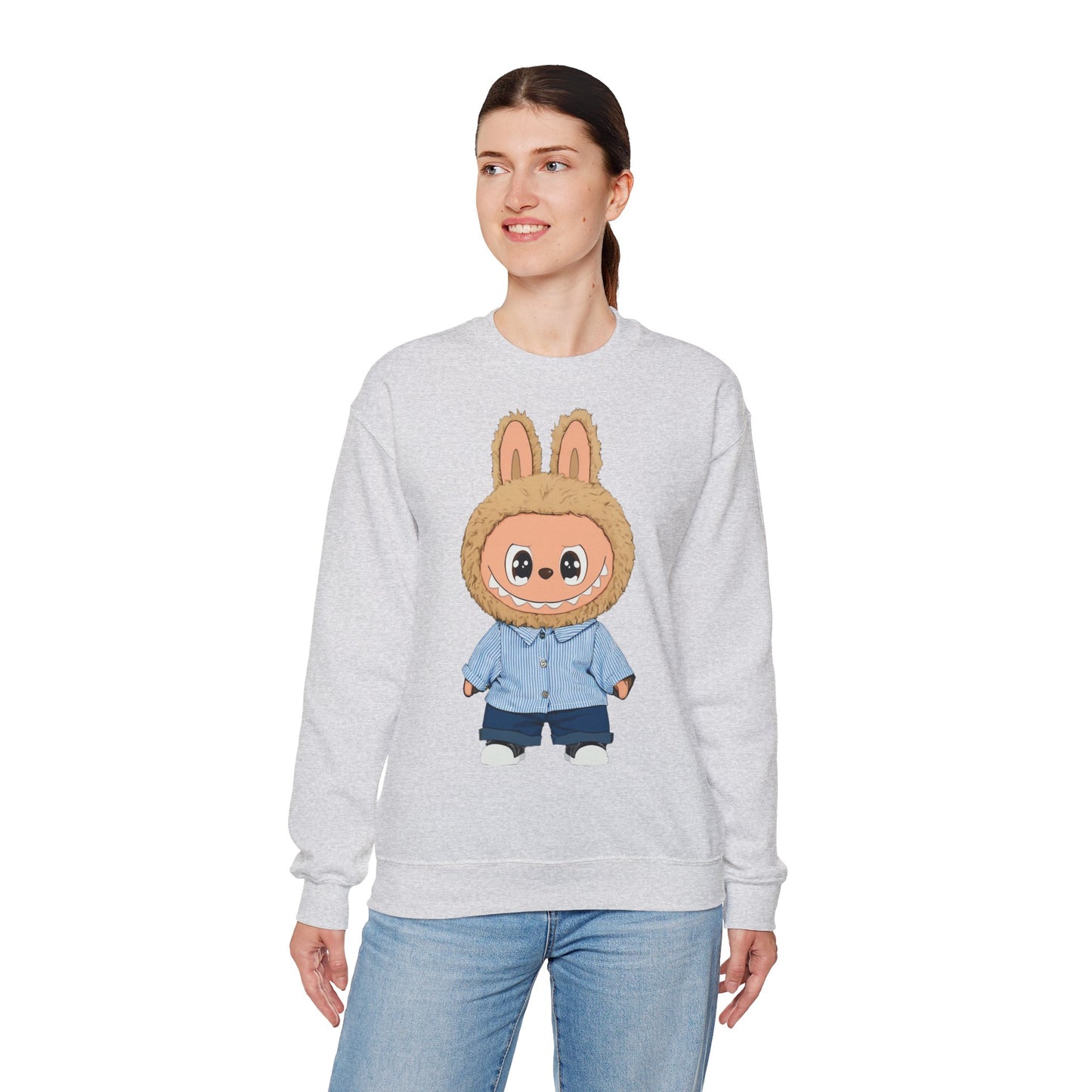 Felpa Unisex Labubu Streetwear – Sweatshirt Casual in Cotone, Comfort e Stile Unico.