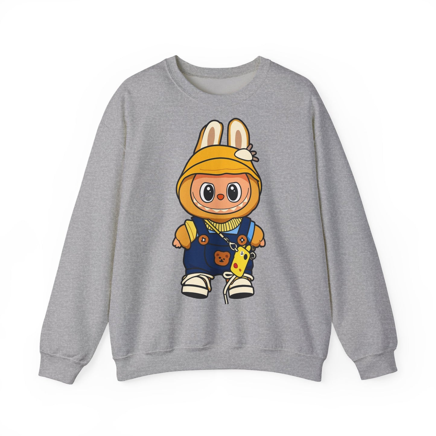 Felpa Unisex Labubu Hoodie Style – Sweatshirt - Streetwear Heavy Blend.