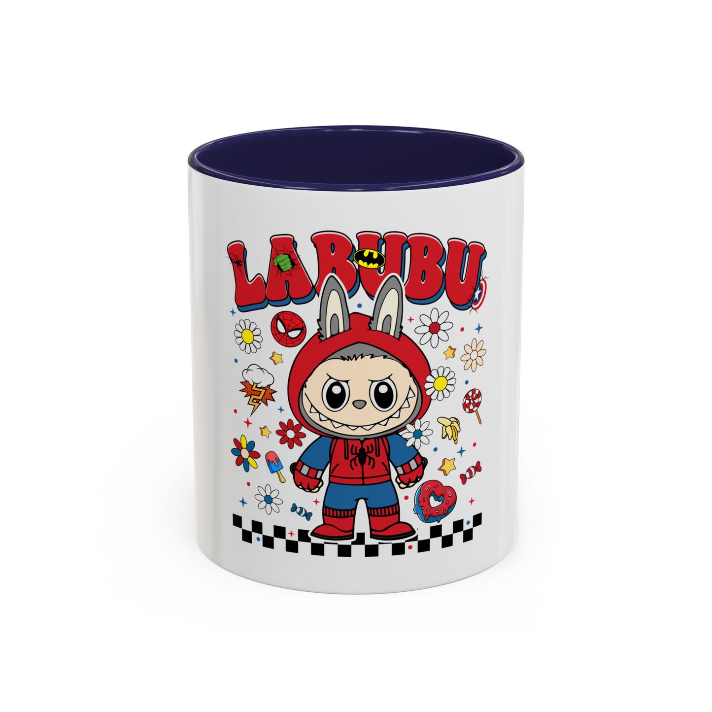 Tazza Labubu Pop Art | Tazza Colorata in Ceramica 315 ml – Collezione Personalizzabile.