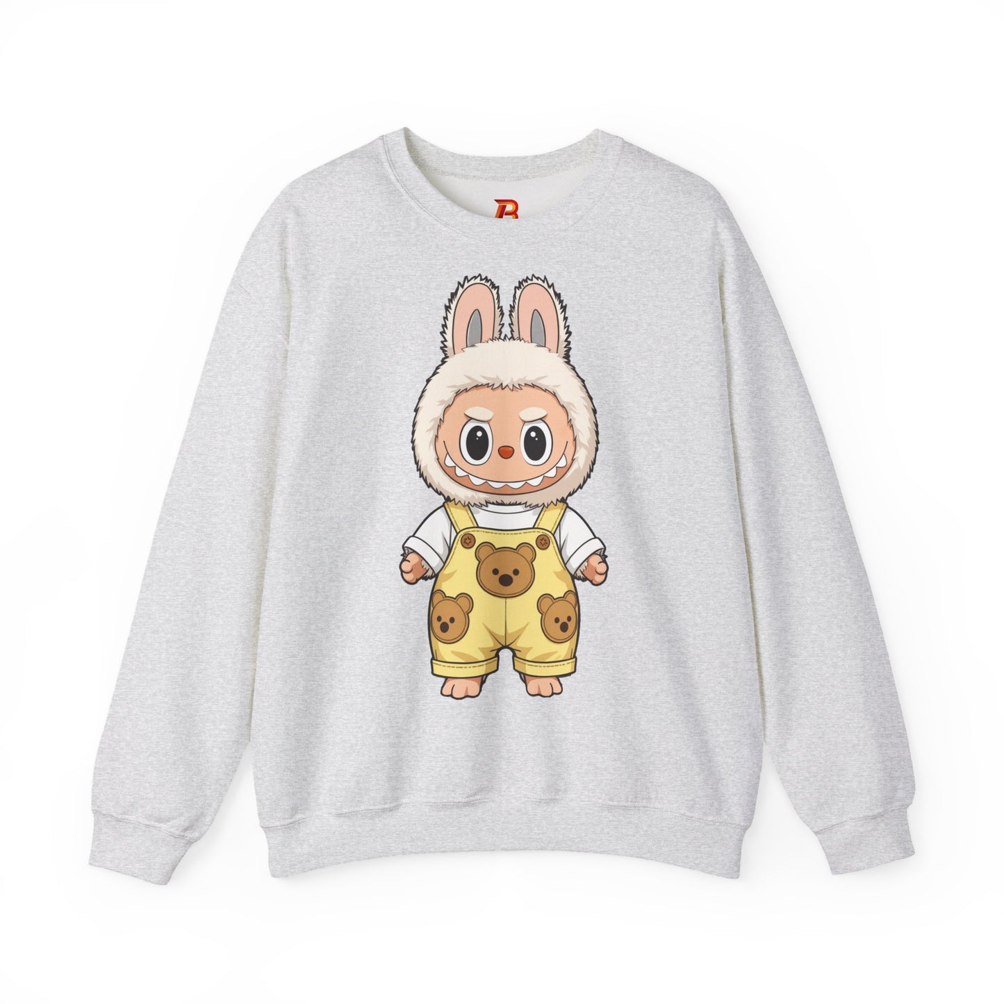 Felpa Unisex Labubu Teddy Overalls – Sweatshirt - Streetwear Heavy Blend™.