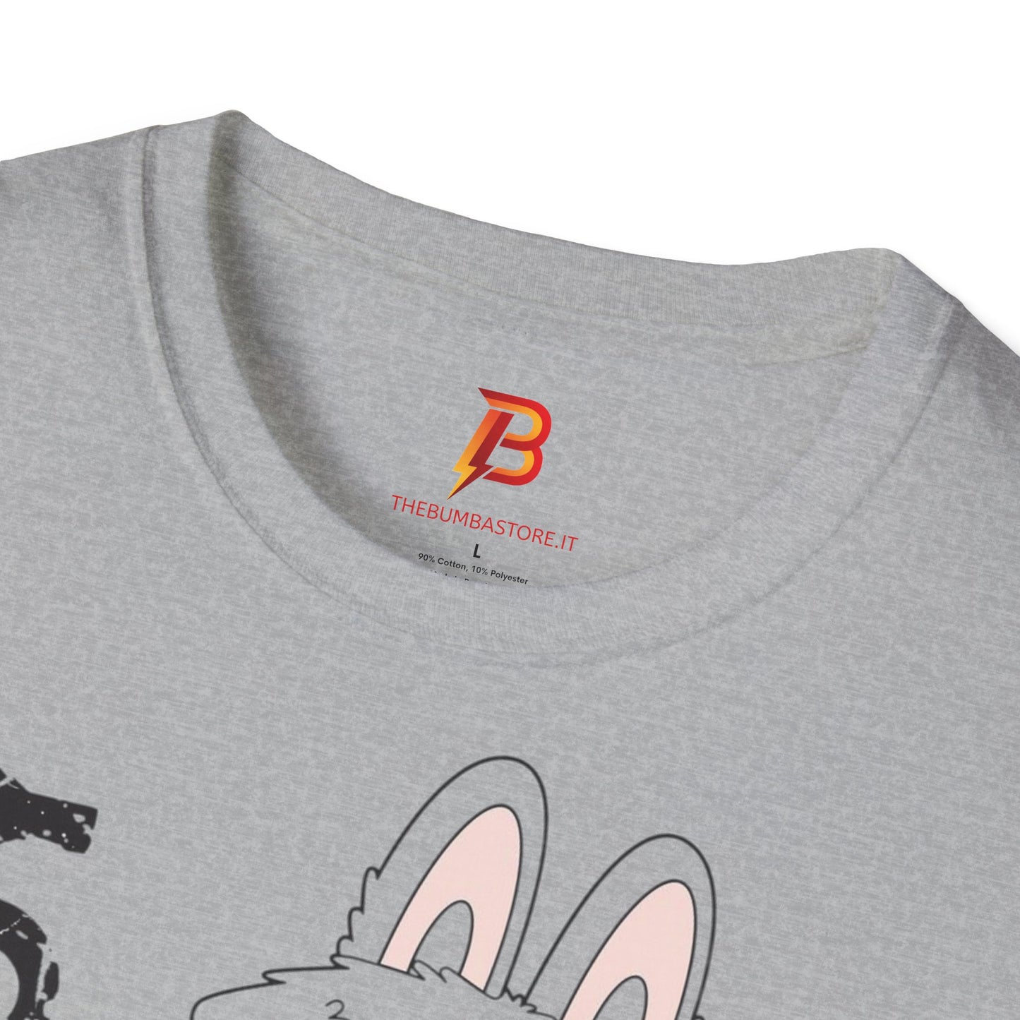 T-Shirt Unisex Labubu Softstyle – Design Streetwear Kawaii “Bad Boy”.