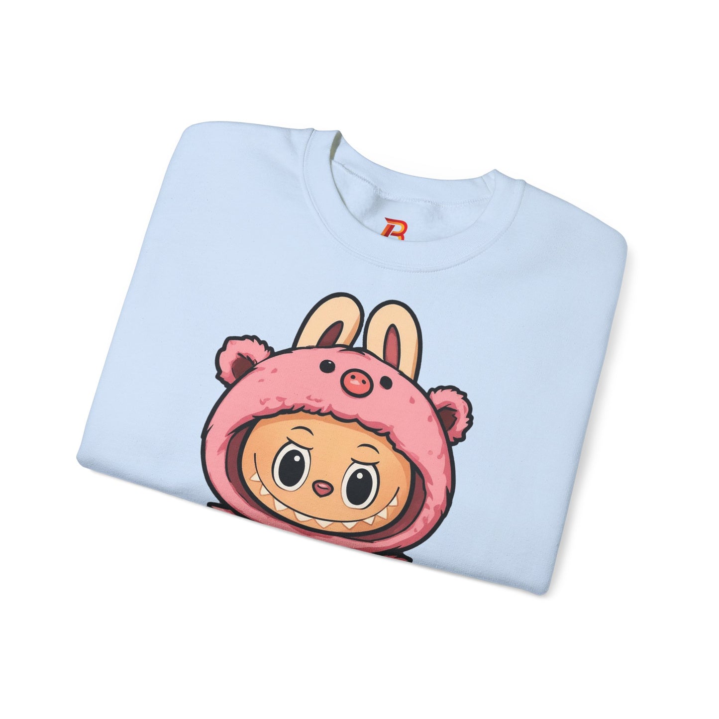 Felpa Unisex Labubu Rosa – Sweatshirt Streetwear Casual, Comfort e Stile Giocoso.