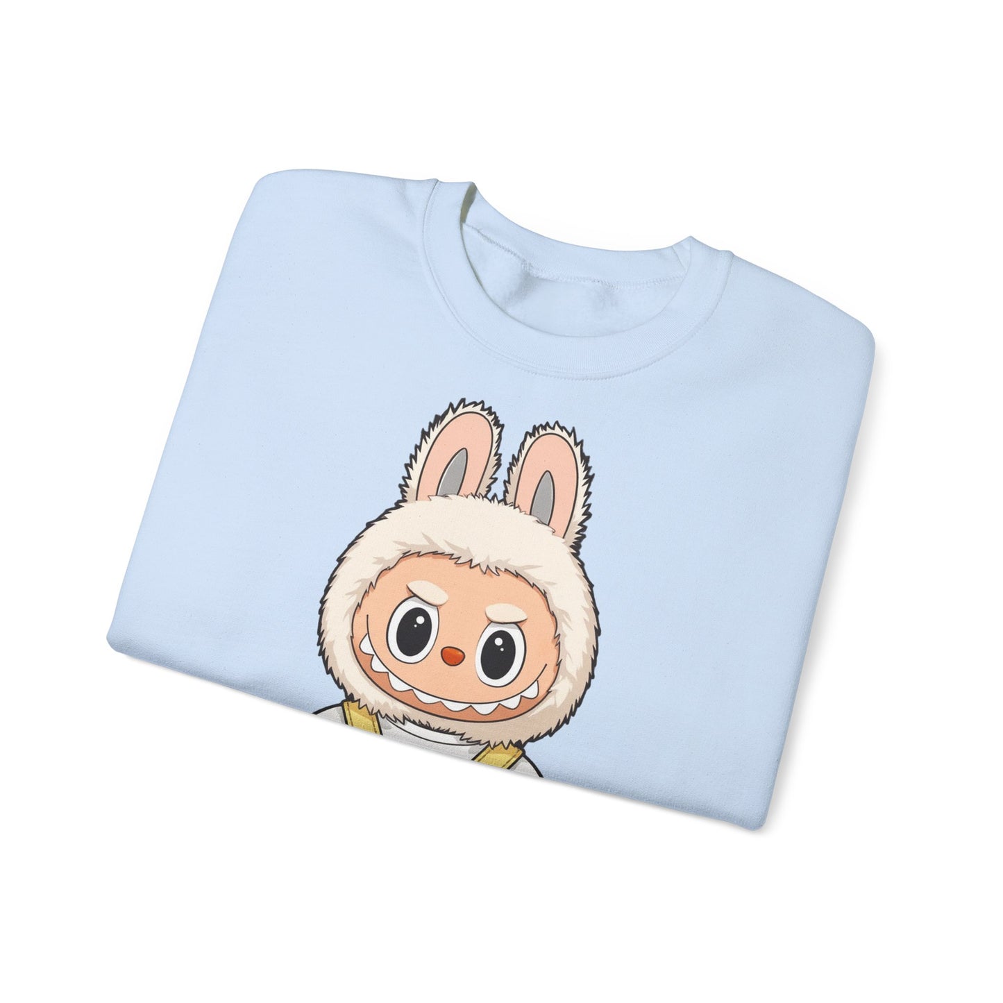 Felpa Unisex Labubu Teddy Overalls – Sweatshirt - Streetwear Heavy Blend™.