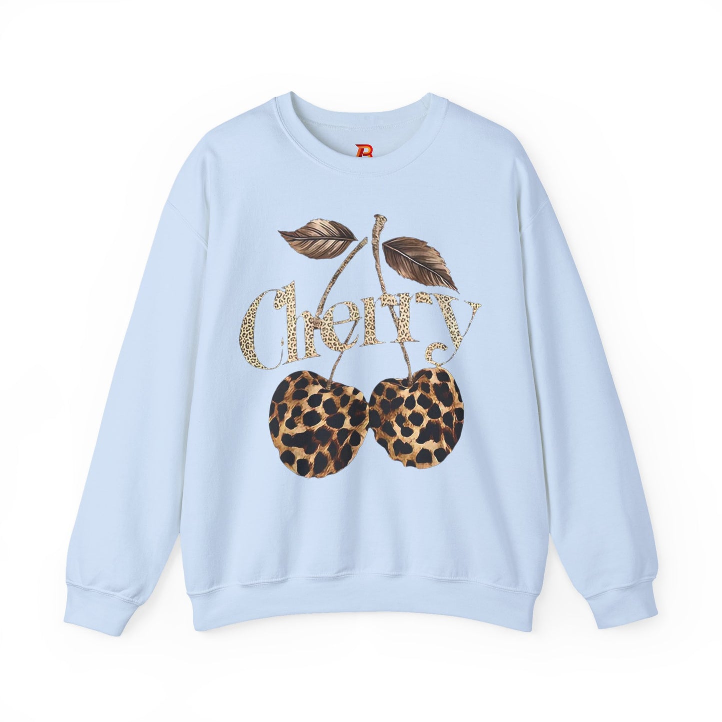 Felpa Unisex "Cherry Leopard" – Stampa Ciliegie Animalier, Stile Streetwear alla Moda.