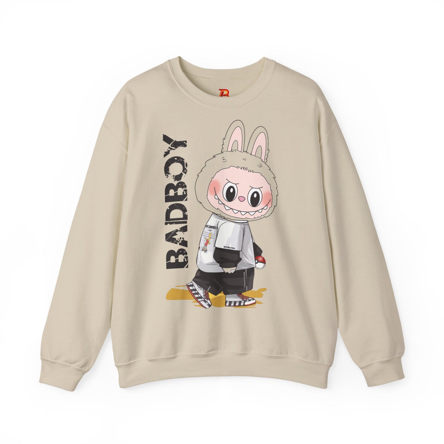 Felpa Unisex Labubu BADBOY – Streetwear Casual Heavy Blend.