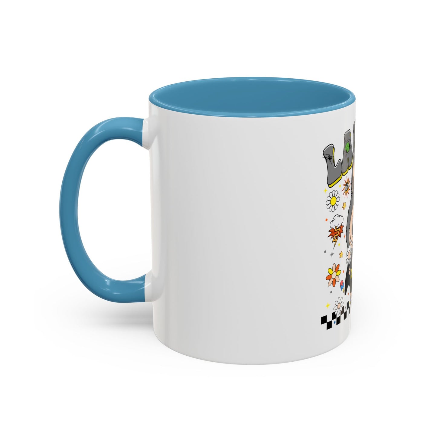Tazza Labubu Pop Art | Tazza Colorata in Ceramica 315 ml – Collezione Personalizzabile.