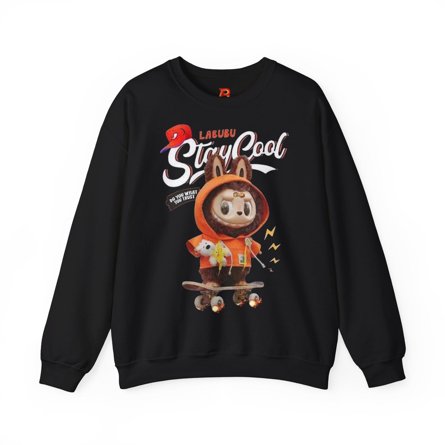 Felpa Unisex Labubu Stay Cool – Sweatshirt _ Streetwear Heavy Blend.
