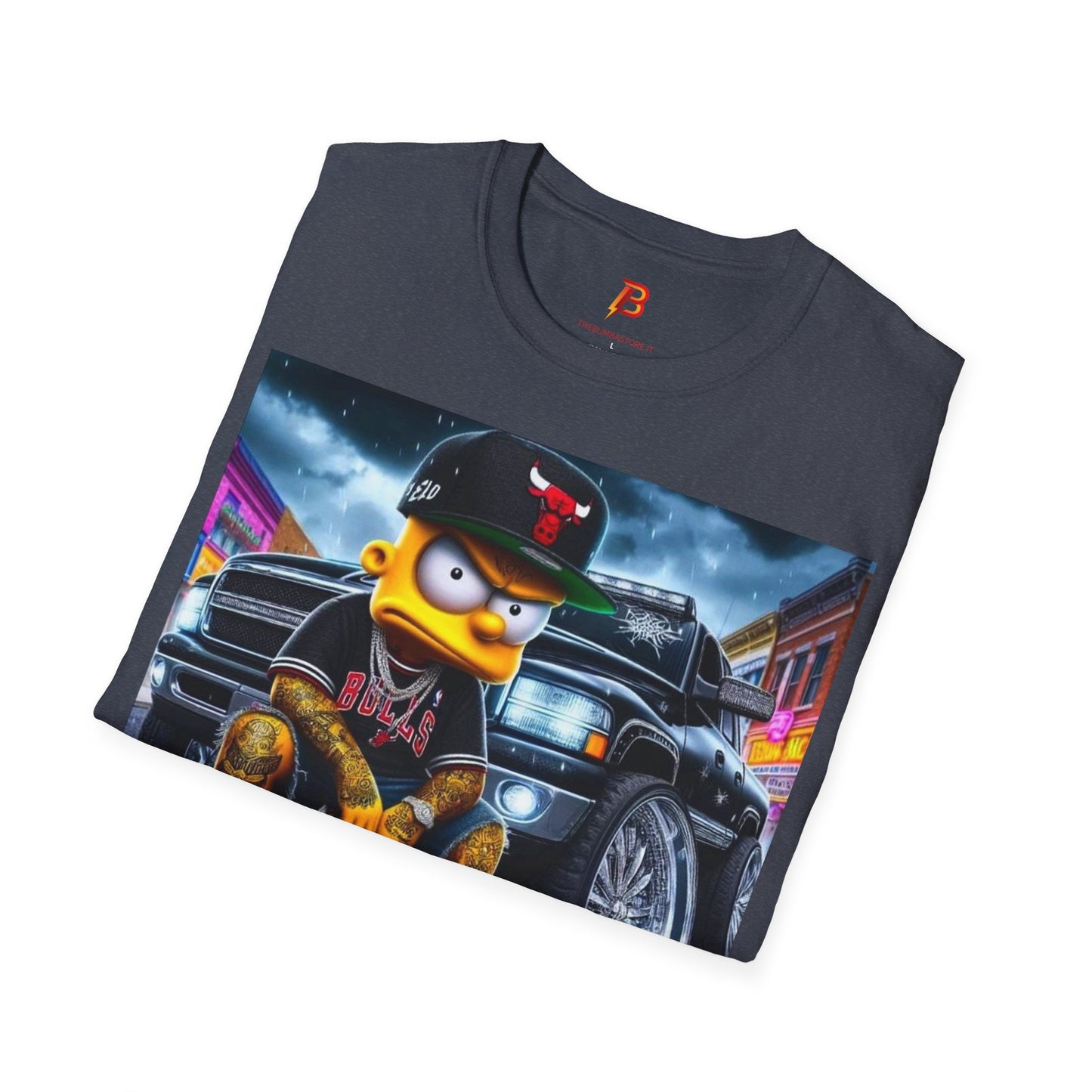 T-Shirt Unisex Bart Simpson Streetwear – Maglietta Urban Hip Hop | Cultura Pop & Moda Anni ’90