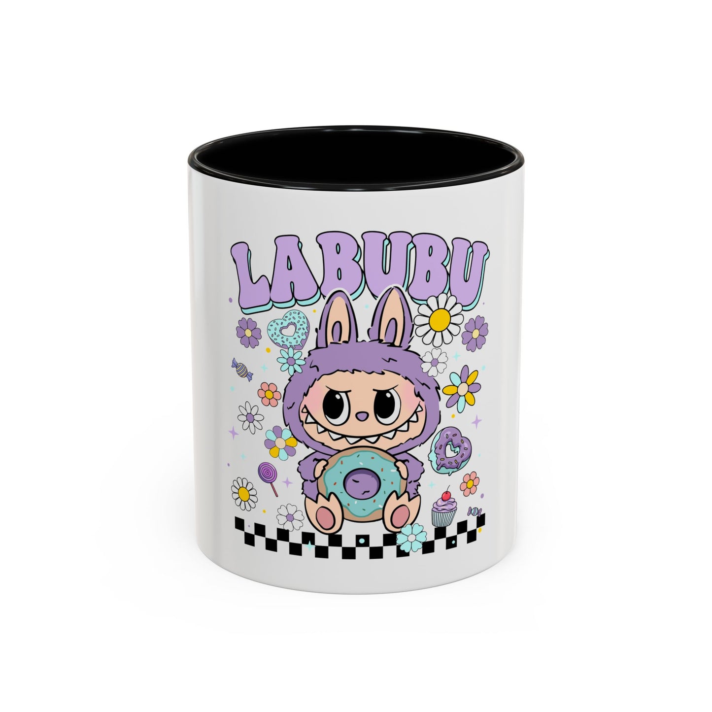 Tazza Labubu Pop Art | Tazza Colorata in Ceramica 315 ml – Collezione Personalizzabile.